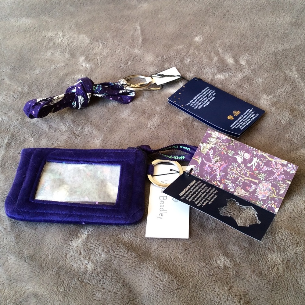 NWT Vera Bradley Harry Potter Zip ID & Lanyard Set - Picture 3 of 4